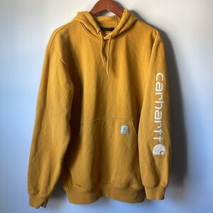 CARHARTT Hoodie Loose Fit Sleeve Graphic Kangaroo Pocket Medium